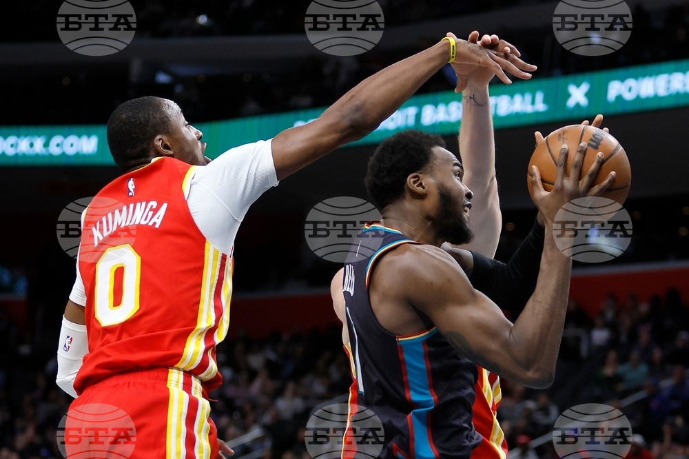 Hawks Pistons Basketball