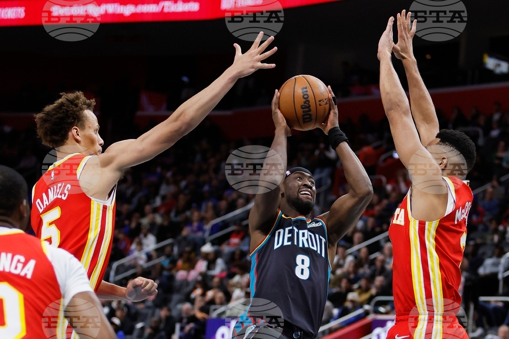 Hawks Pistons Basketball