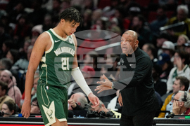 Bucks Trail Blazers Basketball