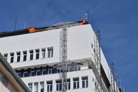 Разград - пожар - покрив - Община