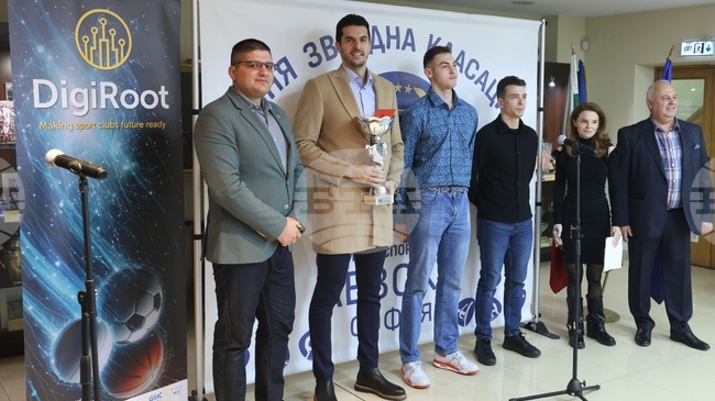 Мъжкият волейболен тим на Левски бе избран за "Отбор на годината" на церемонията "Синя звездна класация"