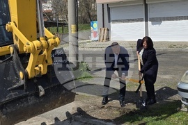 Кърджали - улици - ремонт - първа копка