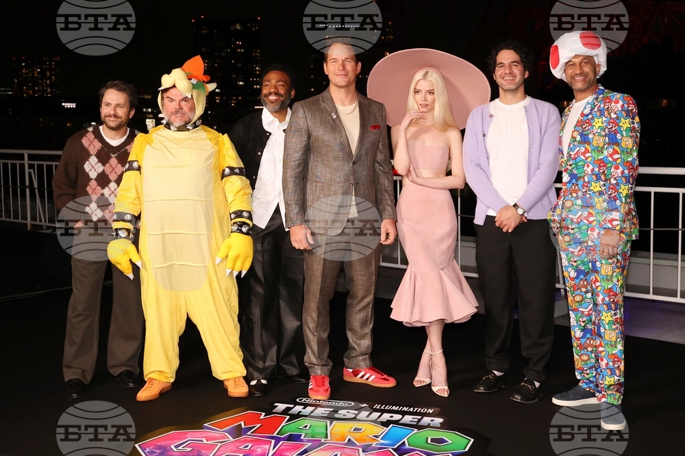 Japan The Super Mario Galaxy Movie Photo Call