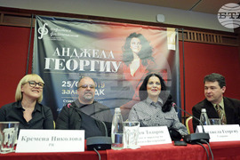 Анджела Георгиу - пресконференция