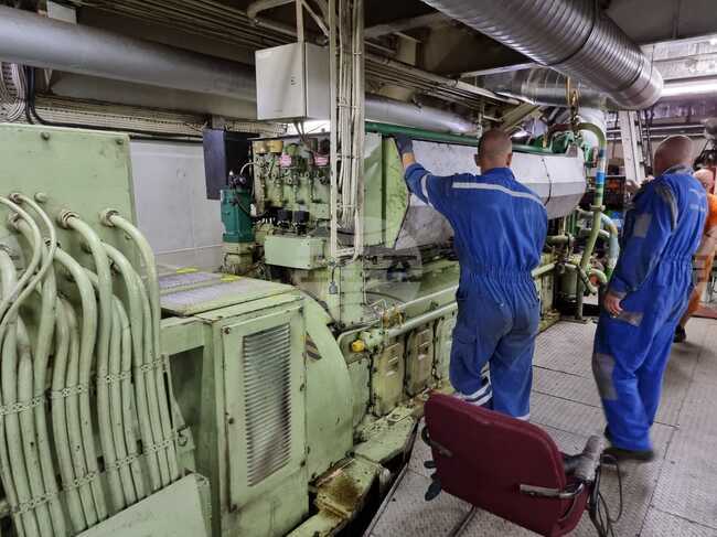 Day 110: RSV 421 Starts Post-voyage Maintenance