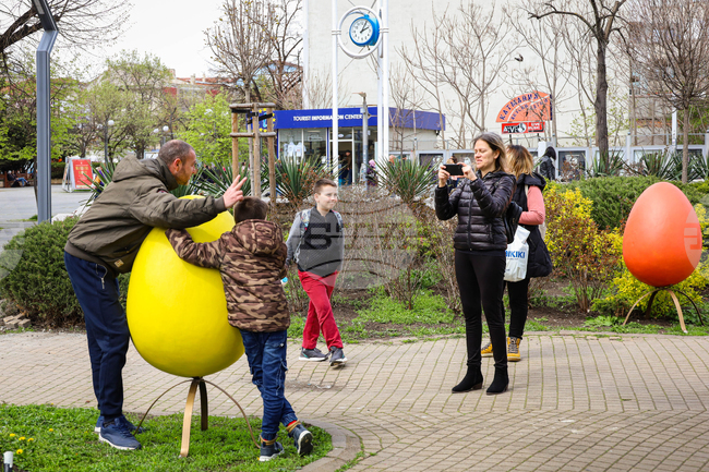 Бургас - Великденска украса