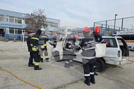 Свищов - учебна евакуация - демонстрация