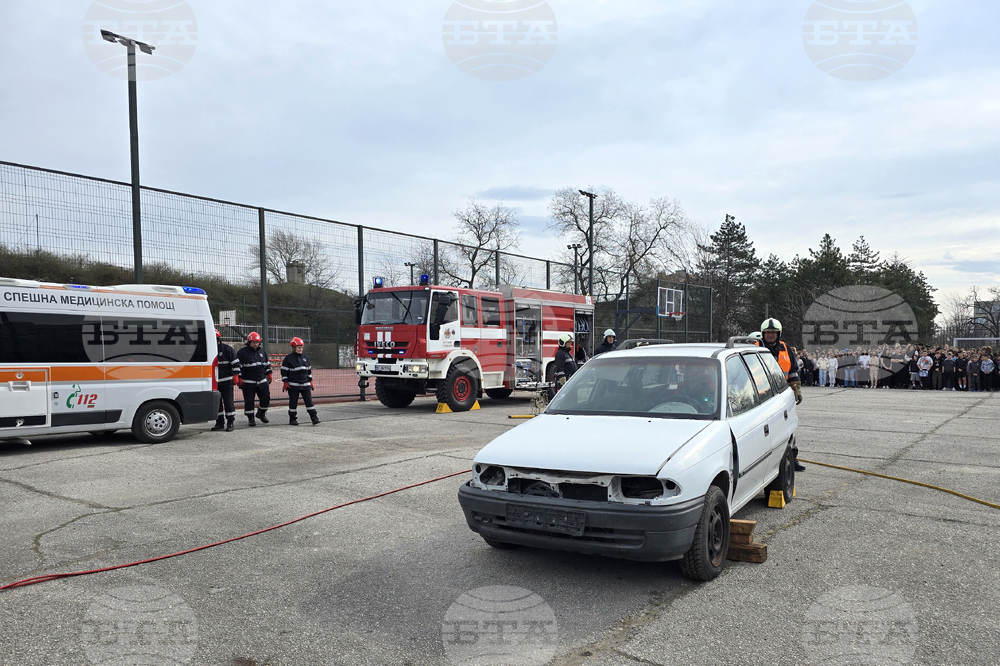 Свищов - учебна евакуация - демонстрация