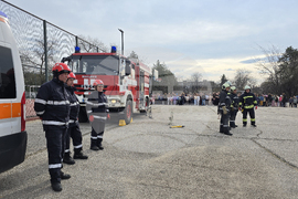 Свищов - учебна евакуация - демонстрация