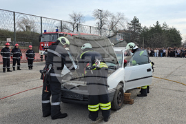 Свищов - учебна евакуация - демонстрация