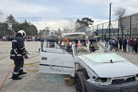 Свищов - учебна евакуация - демонстрация