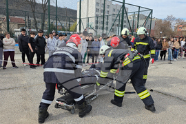 Свищов - учебна евакуация - демонстрация