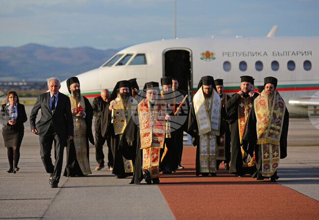 Благодатен огън - посрещане