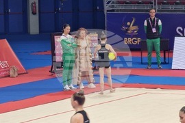 Художествена гимнастика - подиум тренировка