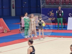 Художествена гимнастика - подиум тренировка