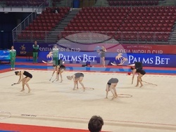 Художествена гимнастика - подиум тренировка