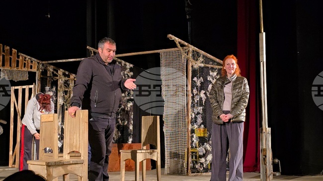 Видин - драматичен театър - ученици - открита репетиция