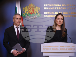 Министерски съвет - Ирина Щонова - брифинг