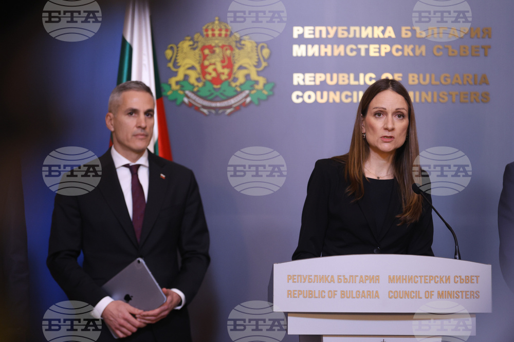 Министерски съвет - Ирина Щонова - брифинг