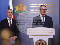 Министерски съвет - Трайчо Трайков - брифинг