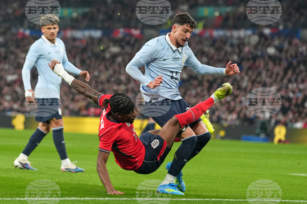 England Uruguay Soccer