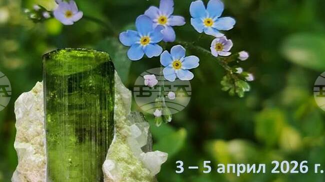 Великденско изложение на минерали, скъпоценни камъни и фосили 