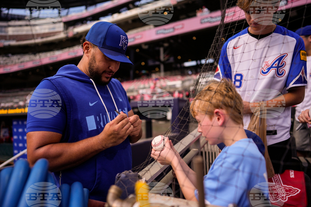 Royals Braves Baseball
