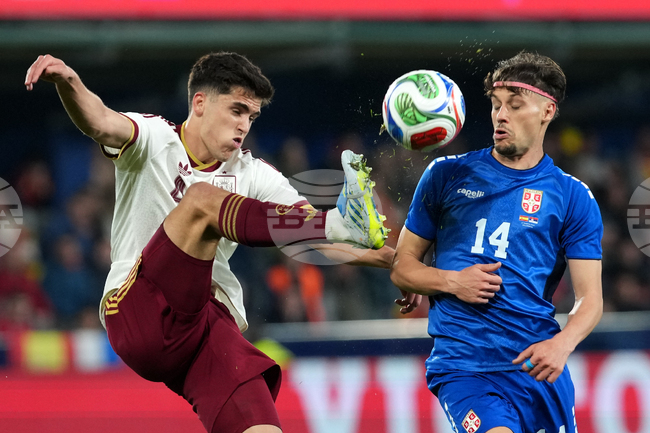 APTOPIX Spain Serbia Soccer