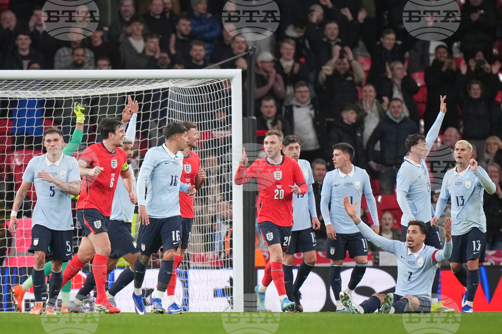 England Uruguay Soccer