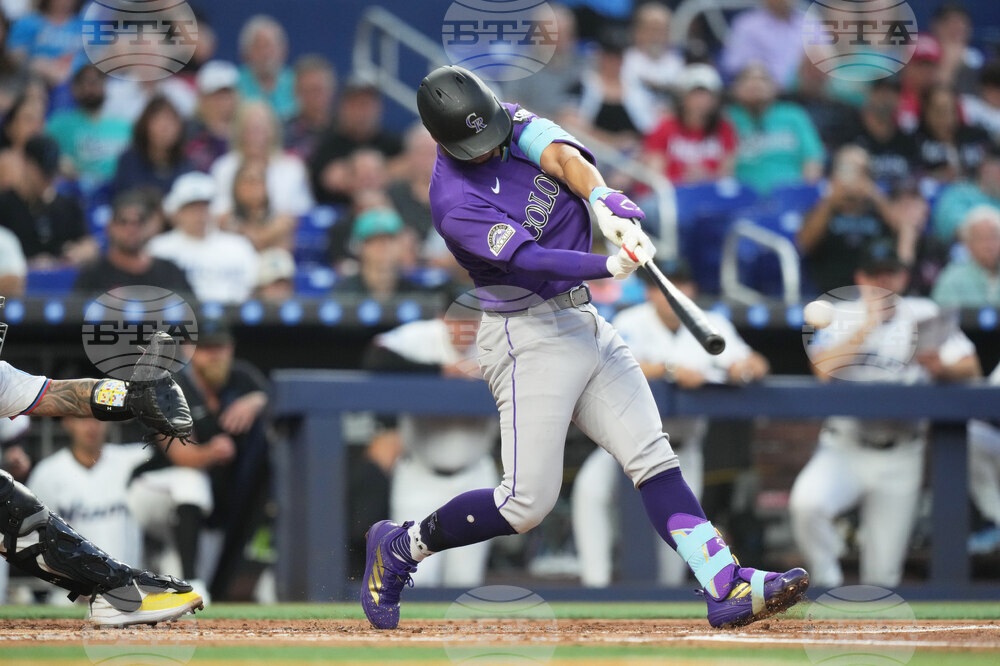 Rockies Marlins Baseball