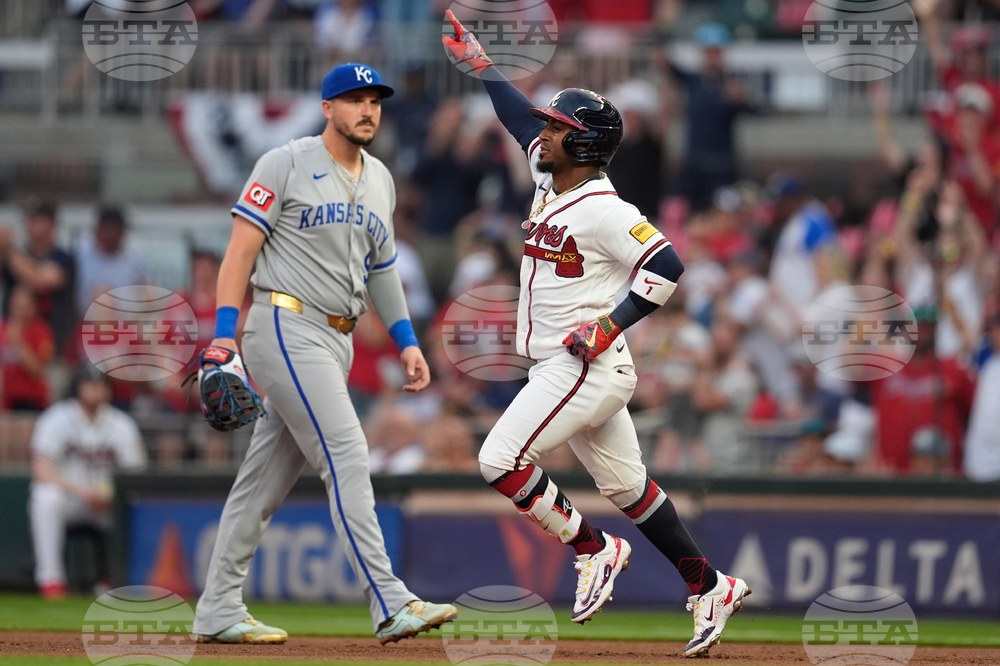 Royals Braves Baseball