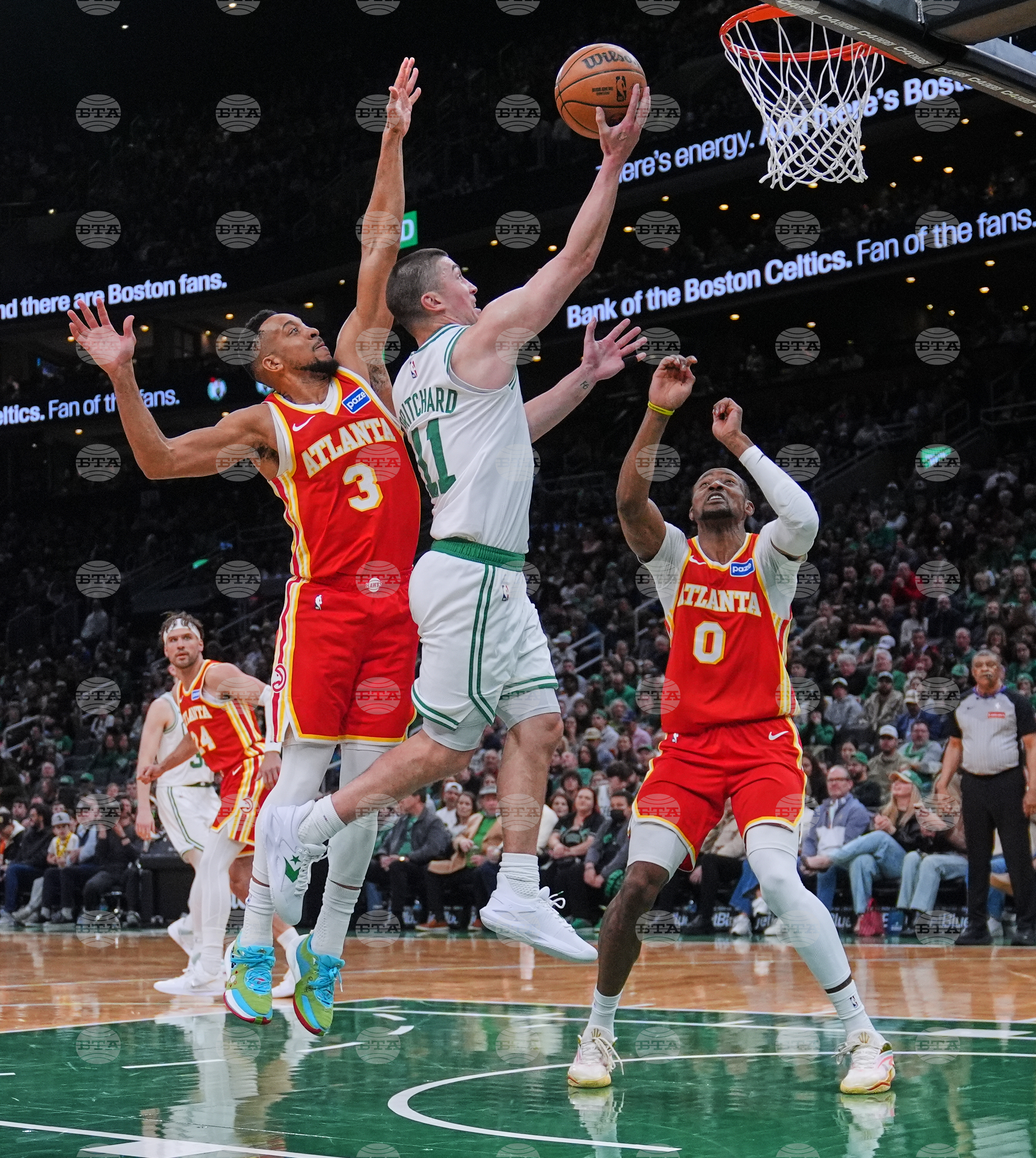 Hawks Celtics Basketball