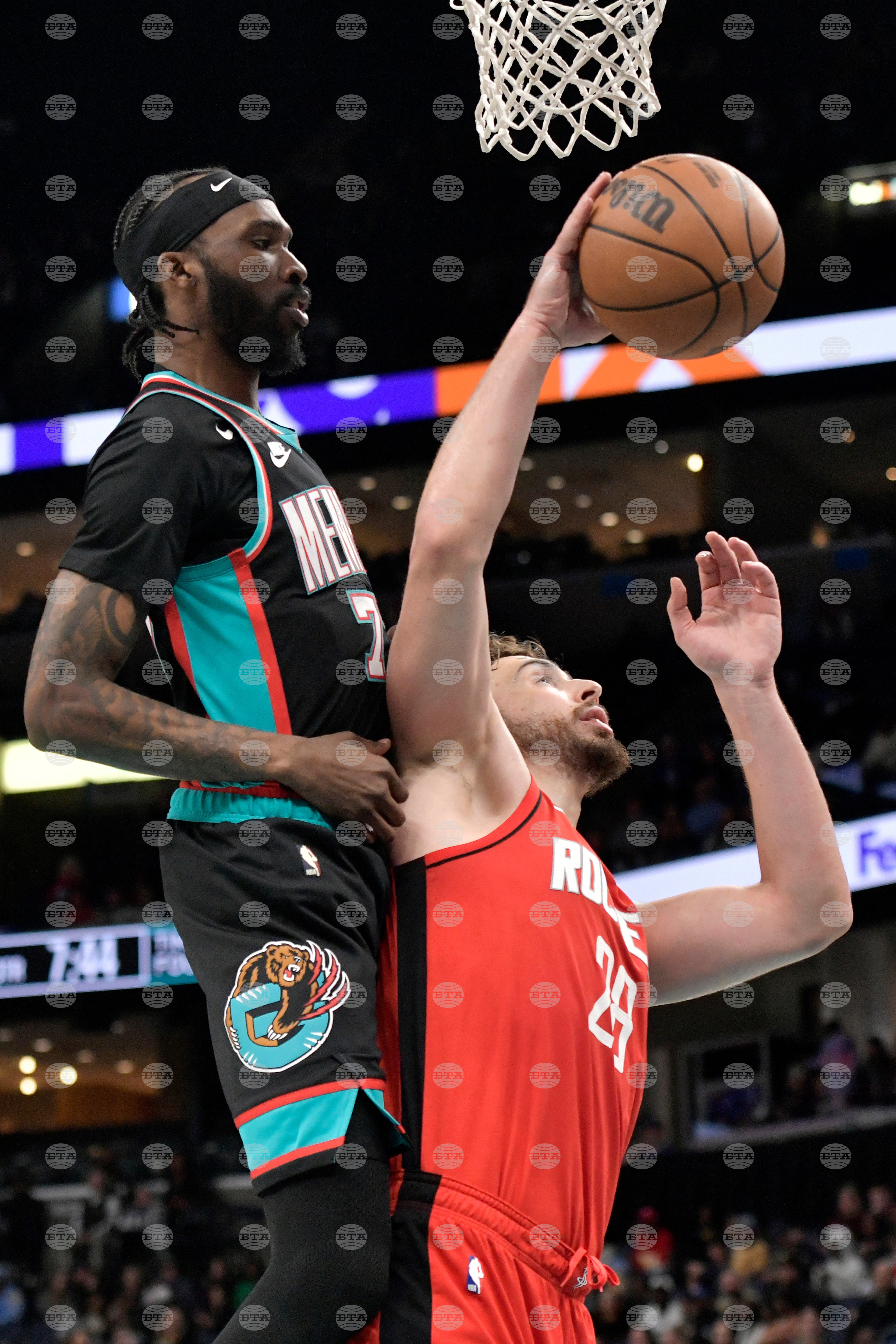 Rockets Grizzlies Basketball