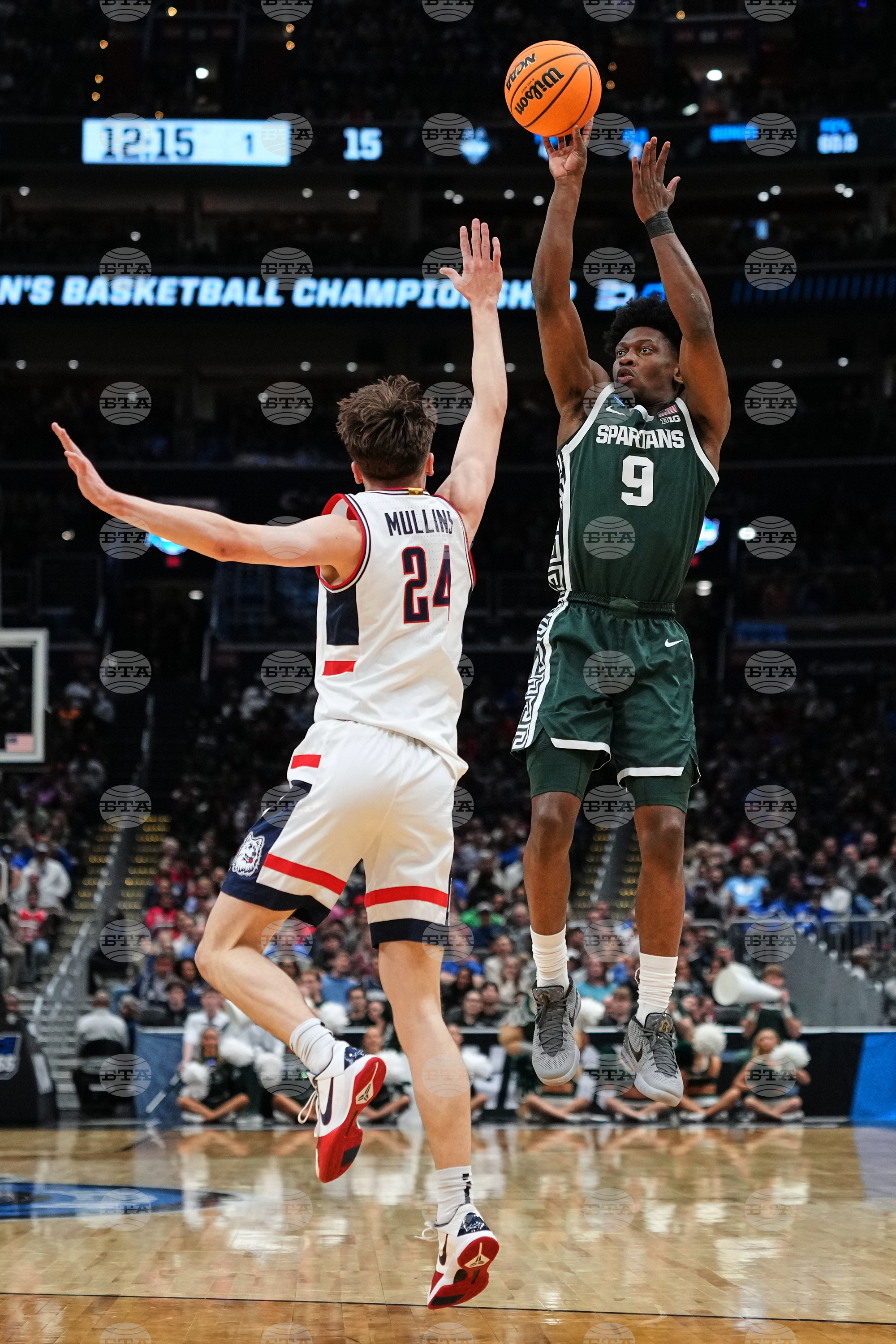 NCAA Michigan St UConn Basketball