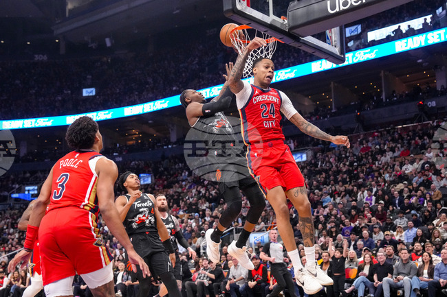 Pelicans Raptors Basketball