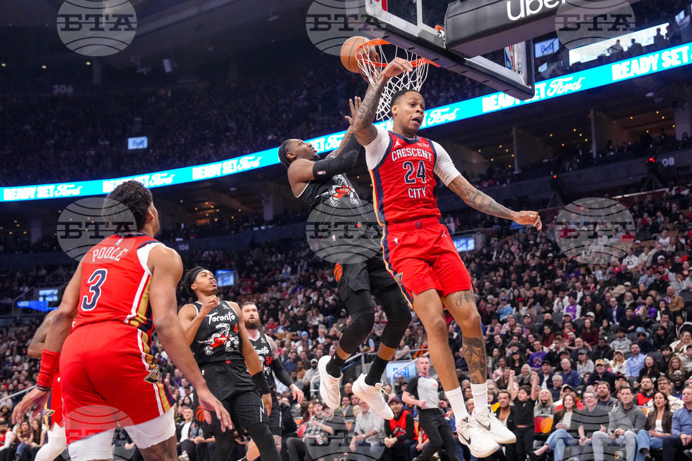 Pelicans Raptors Basketball