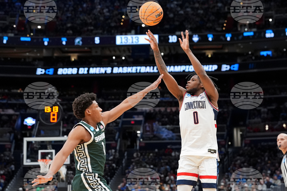 NCAA Michigan St UConn Basketball