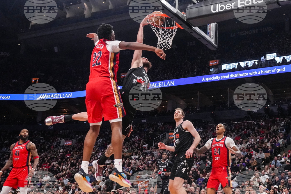 Pelicans Raptors Basketball