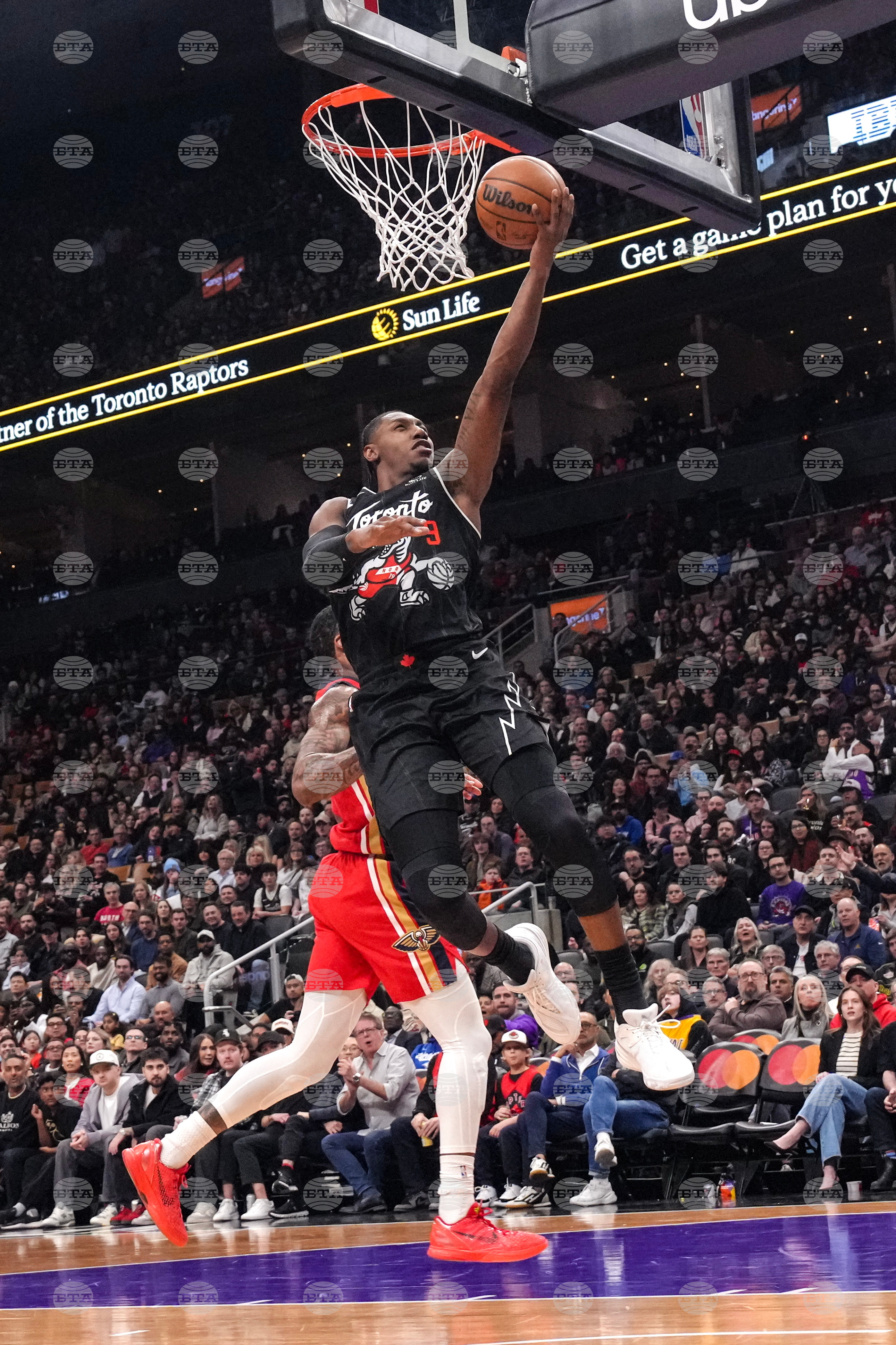 Pelicans Raptors Basketball