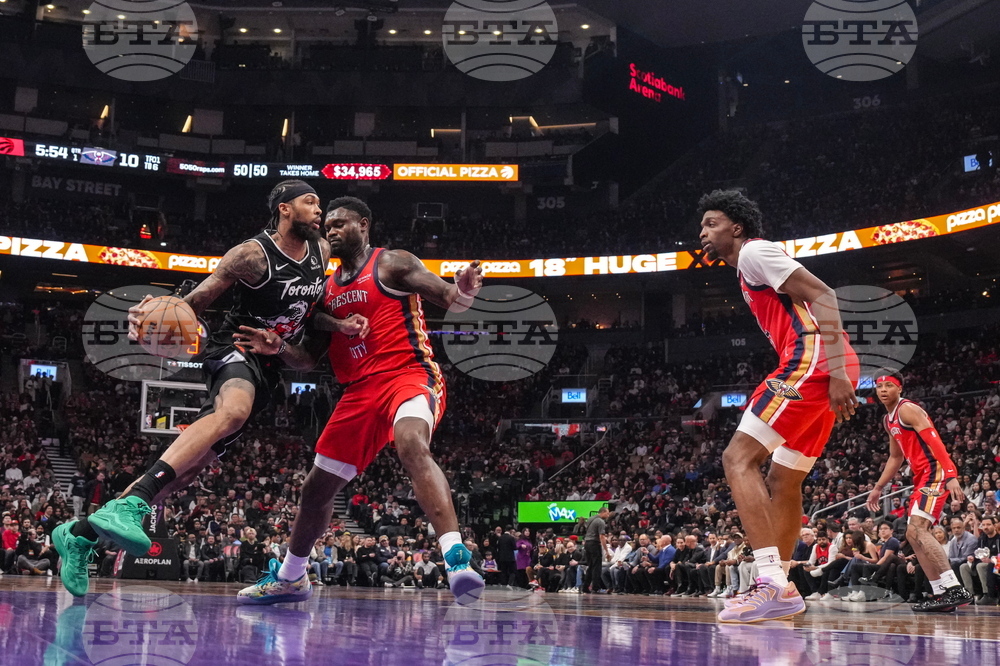 Pelicans Raptors Basketball