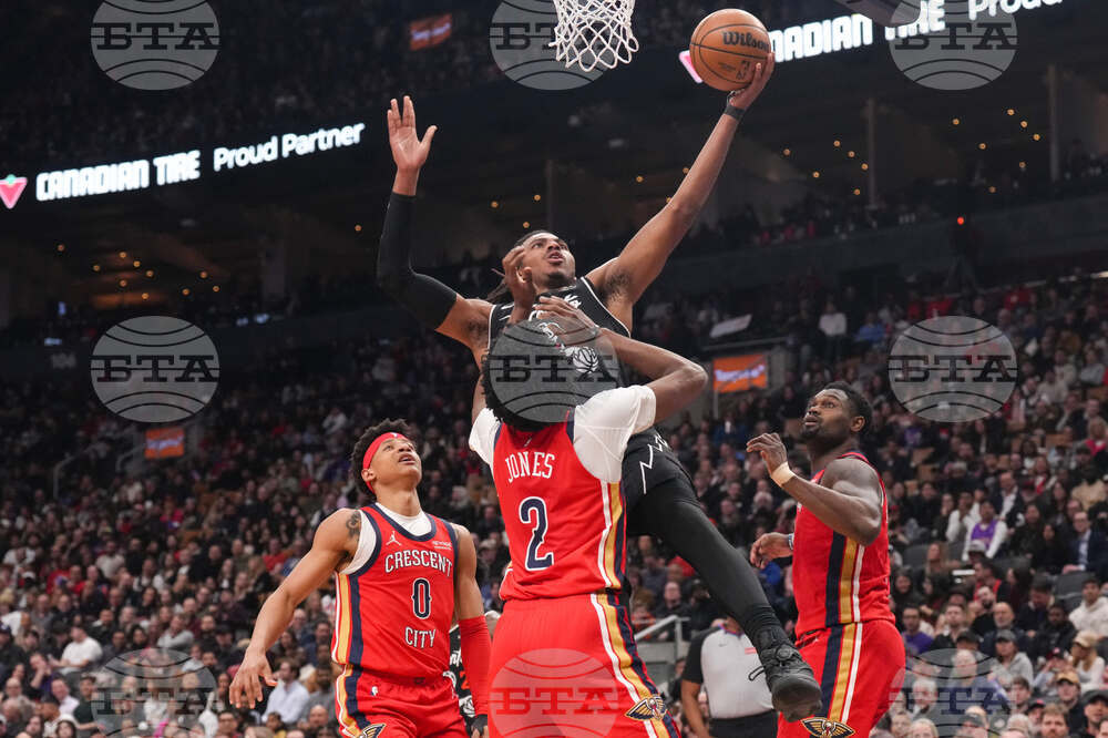 Pelicans Raptors Basketball