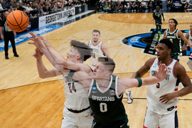 NCAA Michigan St UConn Basketball