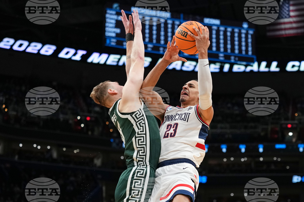 NCAA Michigan St UConn Basketball