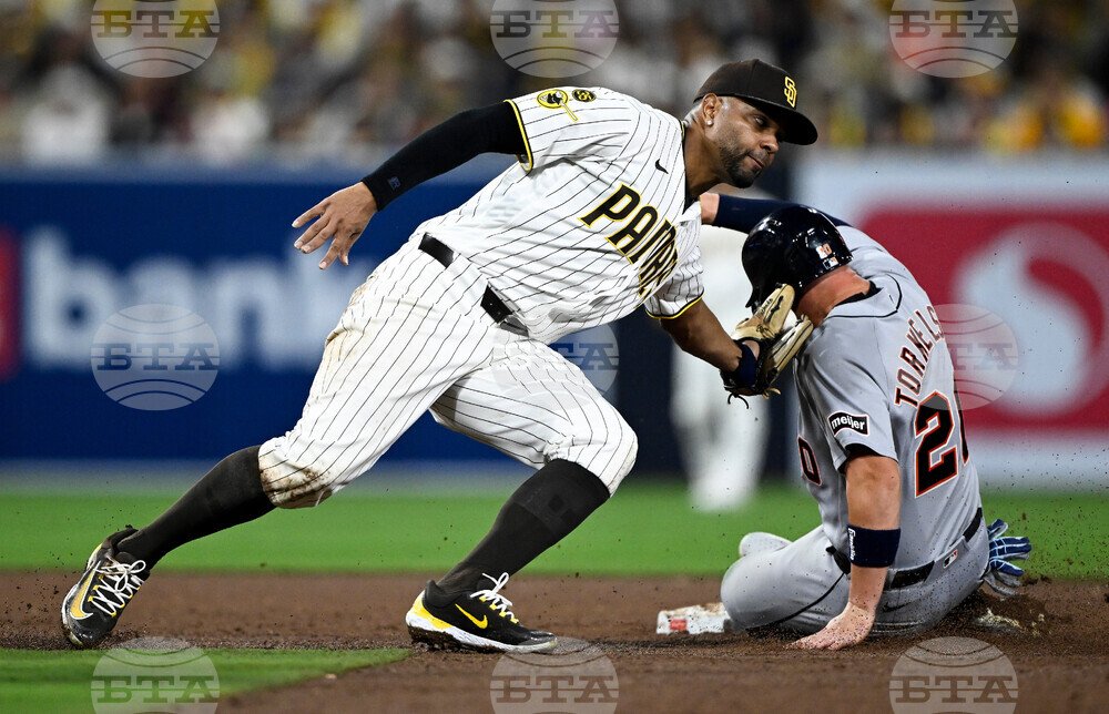 Tigers Padres Baseball