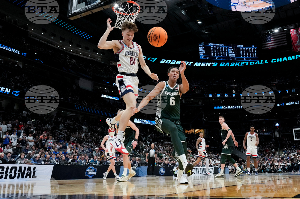 NCAA Michigan St UConn Basketball