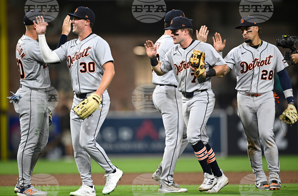 Tigers Padres Baseball