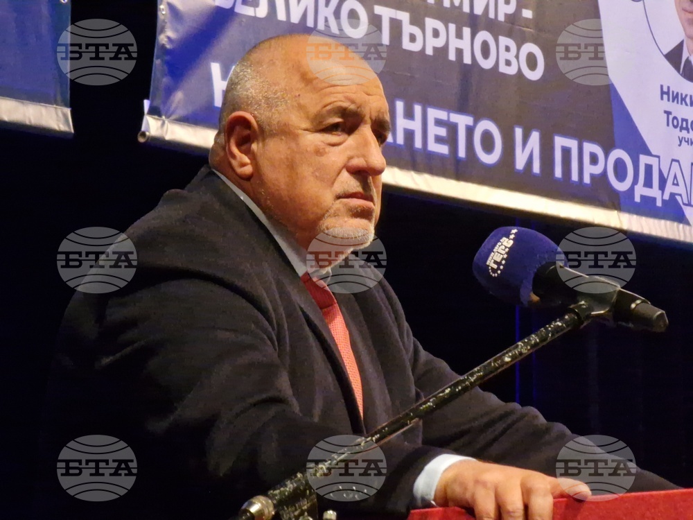 GERB Leader Borissov Urges Supporters to Back His Party in Elections, Says Party Triggered Snap Vote