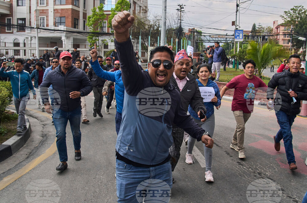 APTOPIX Nepal Protest