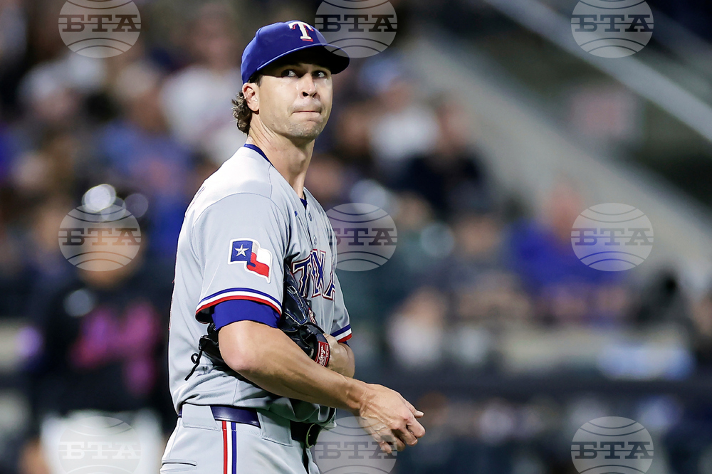 Rangers deGrom Scratched Baseball