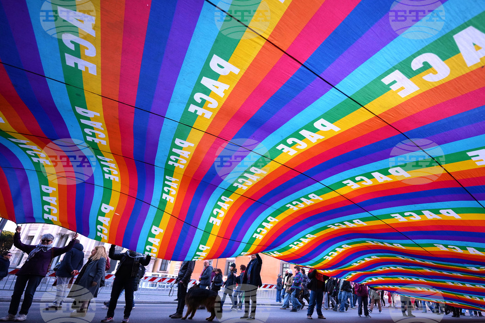 APTOPIX Italy Protest